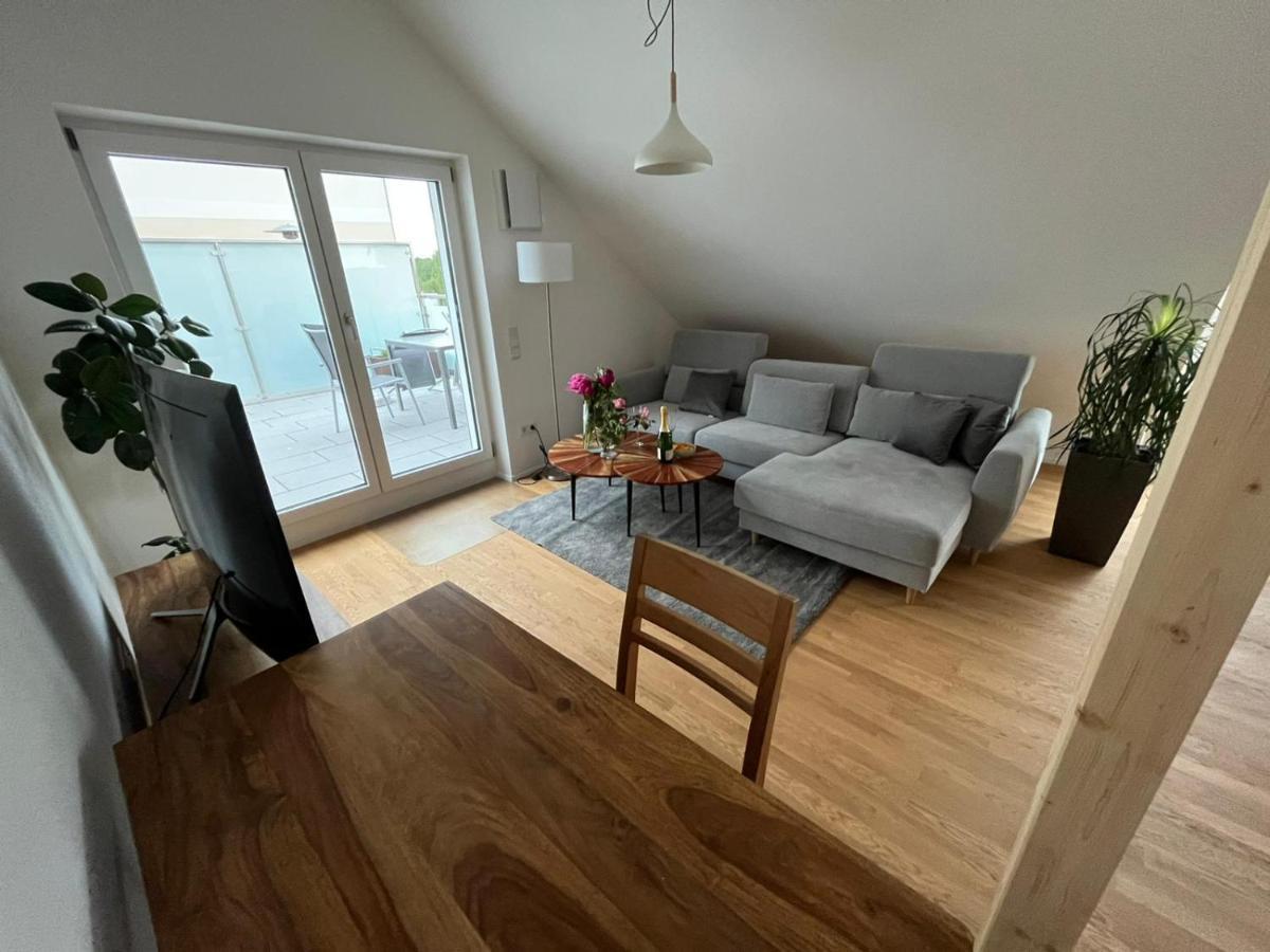 Traumhafte Neue Dachterrassenwohnung Am Soyener See Esterno foto